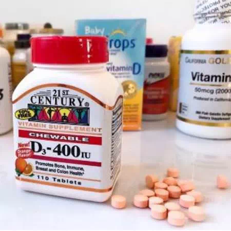 Supplements Vitamins Vitamin D D3 Cholecalciferol 21st Century
