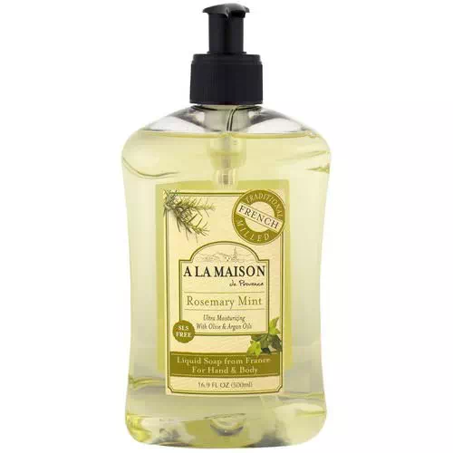 A La Maison de Provence, Hand & Body Liquid Soap, Rosemary Mint, 16.9 fl oz (500 ml) Review
