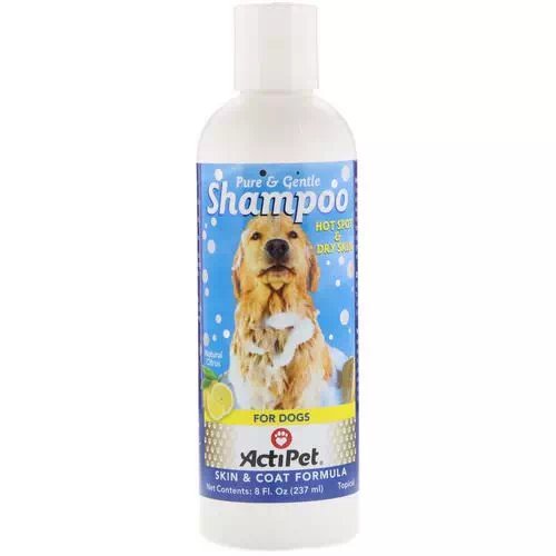 Actipet, Pure & Gentle Shampoo for Dogs, Natural Citrus, 8 fl oz (237 ml) Review
