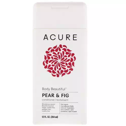 Acure, Body Beautiful Conditioner, Pear & Fig, 12 fl oz (354 ml) Review
