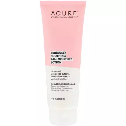 Acure, Seriously Soothing 24hr Moisture Lotion, 8 fl oz (236.5 ml) Review
