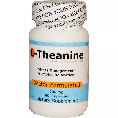 Advance Physician Formulas, L-Theanine, 200 mg, 60 Capsules Review