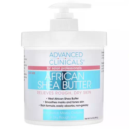 Advanced Clinicals, Shea Butter, Ultra Rich Softening Cream, 16 oz (454 g) Review
