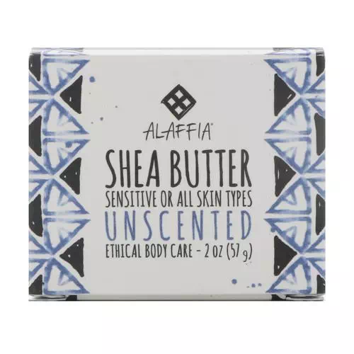Alaffia, Shea Butter, Unscented, 2 oz (57 g) Review