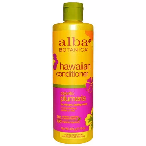 Alba Botanica, Hawaiian Conditioner, Colorific Plumeria, 12 oz (340 g) Review