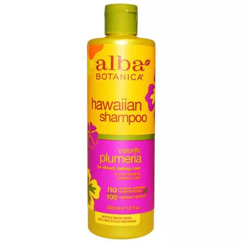 Alba Botanica, Hawaiian Shampoo, Colorific Plumeria, 12 fl oz (355ml) Review