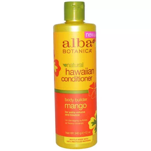 Alba Botanica, Natural Hawaiian Conditioner, Body Builder Mango, 12 oz (340 g) Review