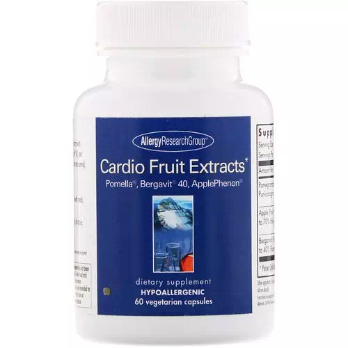 Allergy Research Group, Cardio Fruit Extracts, 60 Vegetarian Capsules Review