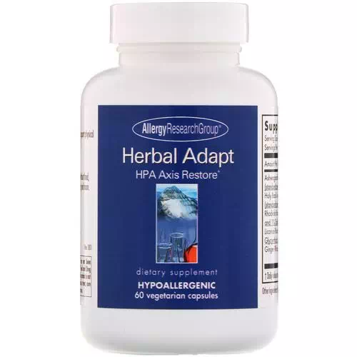 Allergy Research Group, Herbal Adapt, HPA Axis Restore, 60 Vegetarian Capsules Review