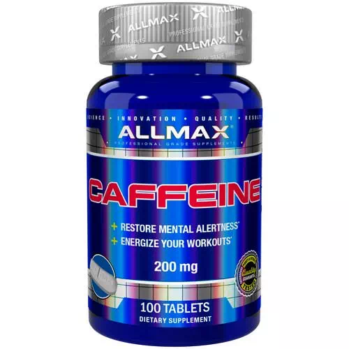 ALLMAX Nutrition, Caffeine, 200 mg, 100 Tablets Review