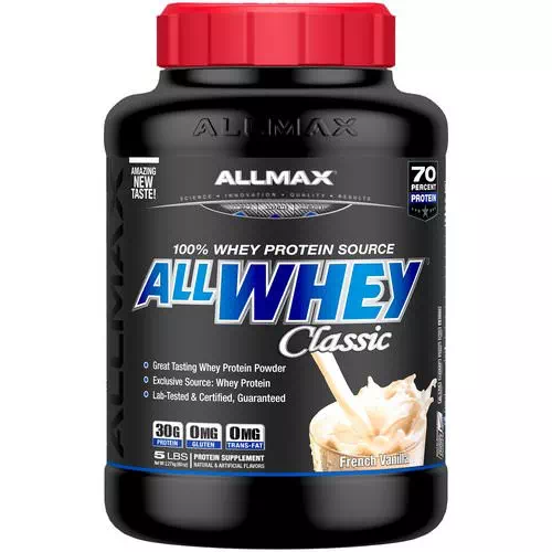 ALLMAX Nutrition, AllWhey Classic, 100% Whey Protein, French Vanilla, 5 lbs (2.27 kg) Review