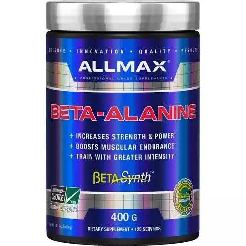 ALLMAX Nutrition, Beta-Alanine, 14.11 oz (400 g) Review