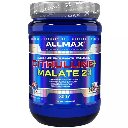 ALLMAX Nutrition, Citrulline Malate, Unflavored, (300 g) Review