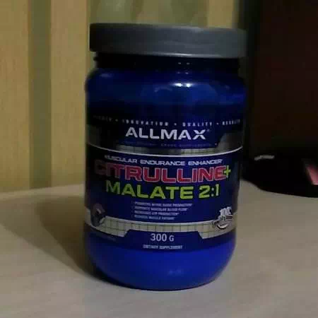 ALLMAX Nutrition, Citrulline Malate, Unflavored, (300 g) Review