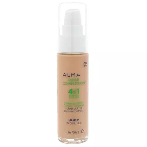 Almay, Clear Complexion Makeup, 500 Beige, 1 fl oz (30 ml) Review