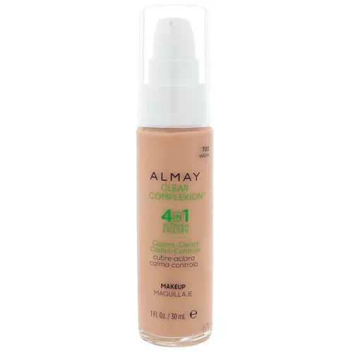 Almay, Clear Complexion Makeup, 700 Warm, 1 fl oz (30 ml) Review