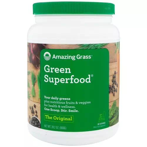 Amazing Grass, Green Superfood, The Original, 1.7 lbs (800 g) Review