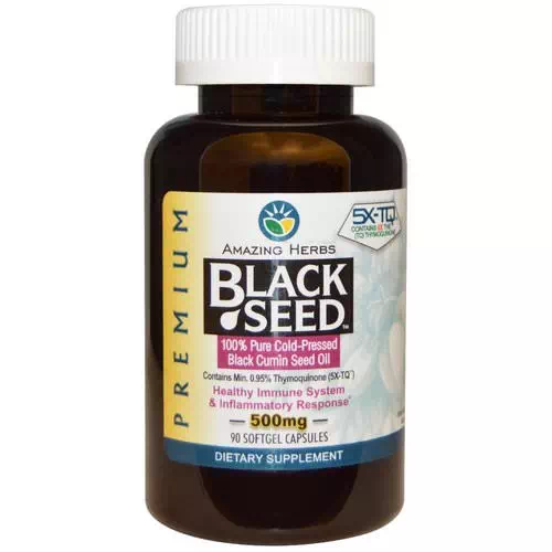 Amazing Herbs, Black Seed, 500 mg, 90 Softgel Capsules Review