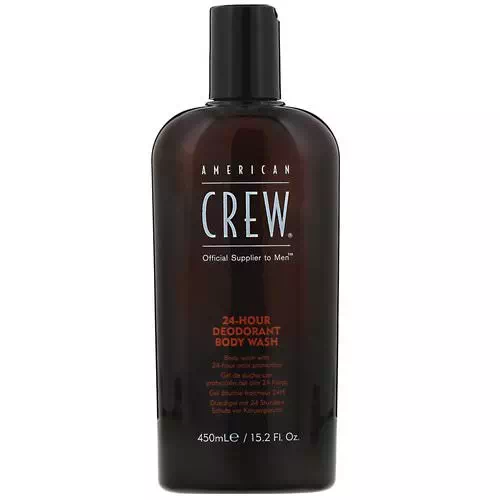 American Crew, 24-Hour, Deodorant, Body Wash, 15.2 fl oz (450 ml) Review