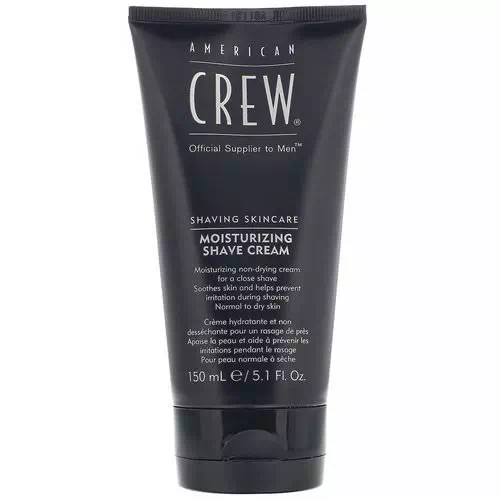 American Crew, Shaving Skincare, Moisturizing, Shave Cream, 5.1 fl oz (150 ml) Review