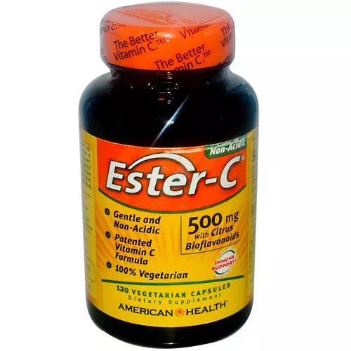 American Health, Ester-C, 500 mg, 120 Veggie Caps Review