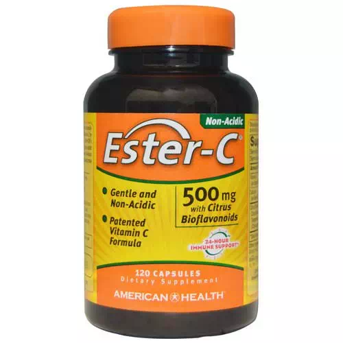 American Health, Ester-C with Citrus Bioflavonoids, 500 mg, 120 Capsules Review