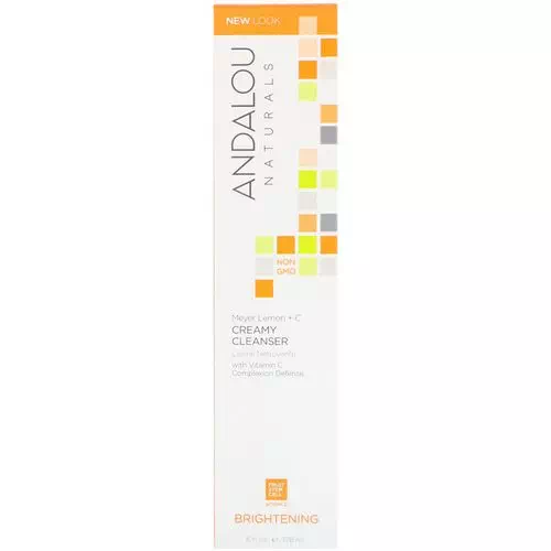 Andalou Naturals, Creamy Cleanser, Meyer Lemon + C, Brightening, 6 fl oz (178 ml) Review
