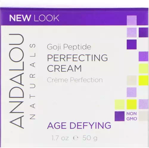 Andalou Naturals, Perfecting Cream, Goji Peptide, Age Defying, 1.7 fl oz (50 ml) Review