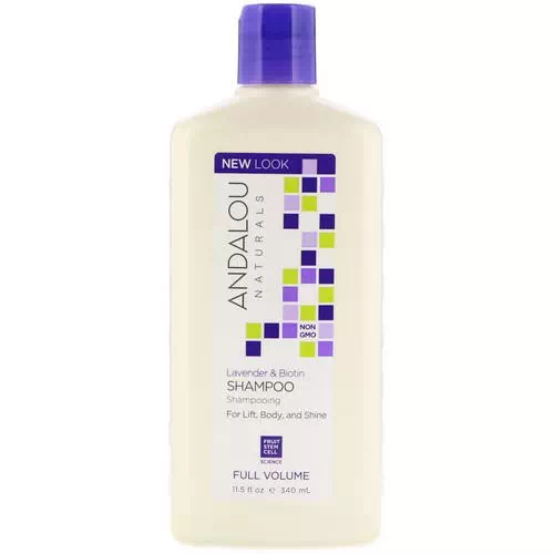 Andalou Naturals, Shampoo, Full Volume, For Lift, Body, and Shine, Lavender & Biotin, 11.5 fl oz (340 ml) Review