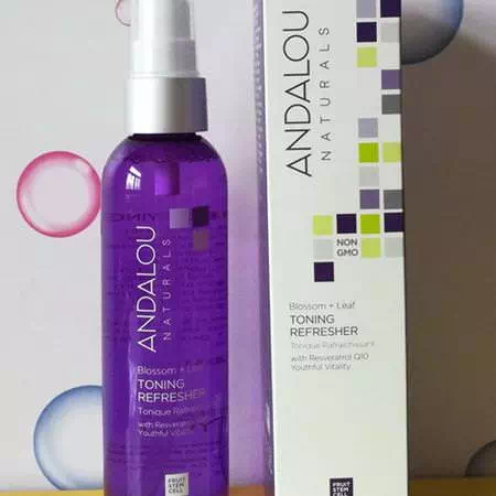 Andalou Naturals, Toning Refresher, Blossom + Leaf, Age Defying, 6 fl oz (178 ml) Review