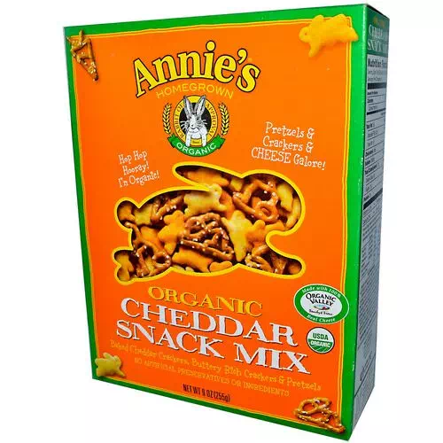 Annie's Homegrown, Organic, Snack Mix, Cheddar, 9 oz (255 g) Review