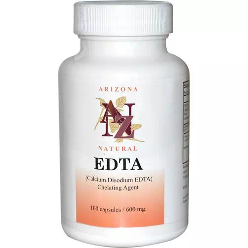 Arizona Natural, EDTA, 600 mg, 100 Capsules Review