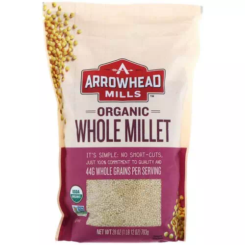 Arrowhead Mills, Organic Whole Millet, 1.75 lbs (793 g) Review