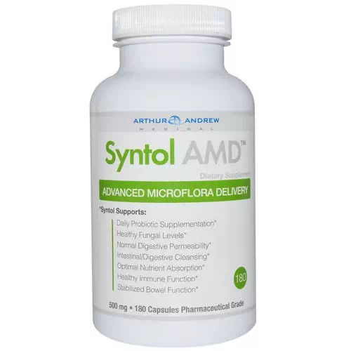Arthur Andrew Medical, Syntol AMD, Advanced Microflora Delivery, 500 mg, 180 Capsules Review