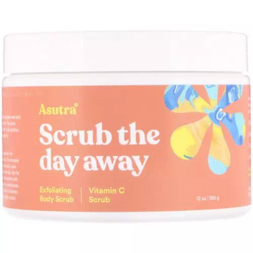Asutra, Scrub The Day Away, Exfoliating Body Scrub, Vitamin C Scrub, 12 oz (350 g) Review