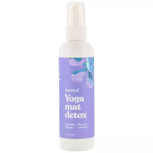 Asutra, Yoga Mat Detox, Yoga Mat Cleaner, Peaceful Lavender, 4 fl oz (118 ml) Review