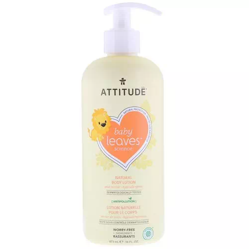ATTITUDE, Baby Leaves Science, Natural Body Lotion, Pear Nectar, 16 fl oz (473 ml) Review