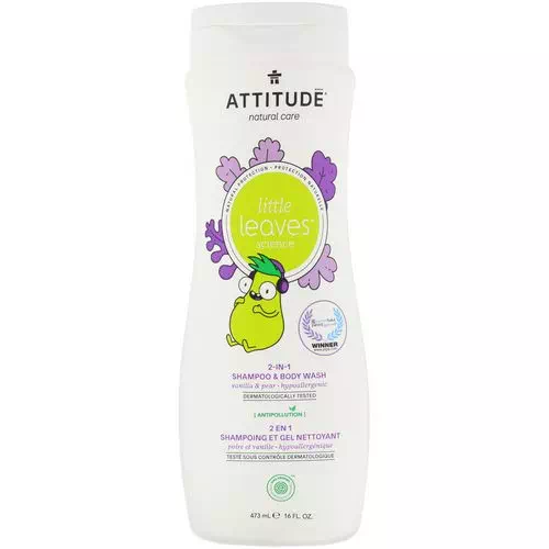 ATTITUDE, Little Leaves Science, 2-In-1 Shampoo & Body Wash, Vanilla & Pear, 16 fl oz (473 ml) Review