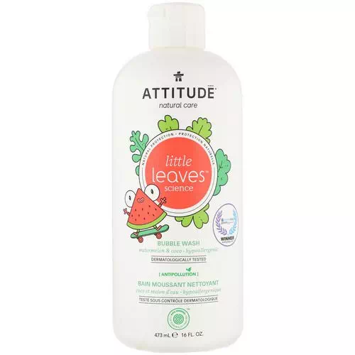 ATTITUDE, Little Leaves Science, Bubble Wash, Watermelon & Coco, 16 fl oz (473 ml) Review