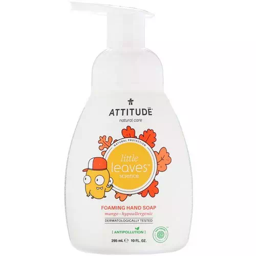 ATTITUDE, Little Leaves Science, Foaming Hand Soap, Mango, 10 fl oz (295 ml) Review