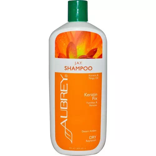 Aubrey Organics, J.A.Y. Shampoo, Keratin Fix, Dry/Replenish, 16 fl oz (473 ml) Review