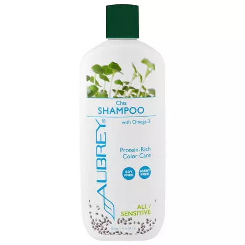 Aubrey Organics, Shampoo, Color Care, All/Sensitive, Chia, 11 fl oz (325 ml) Review