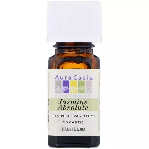 Aura Cacia, 100% Pure Essential Oil, Jasmine Absolute, .125 fl oz (3.7 ml) Review
