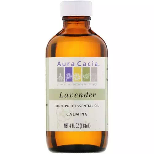 Aura Cacia, 100% Pure Essential Oil, Lavender, 4 fl oz (118 ml) Review