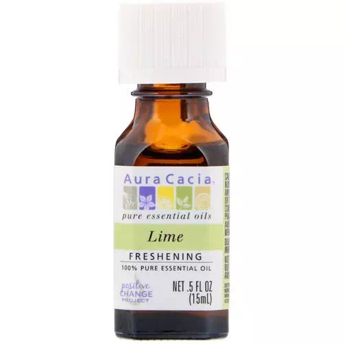 Aura Cacia, 100% Pure Essential Oil, Lime, .5 fl oz (15 ml) Review