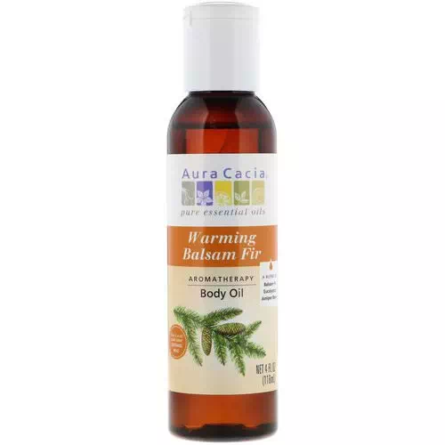 Aura Cacia, Aromatherapy Body Oil, Warming Balsam Fir, 4 fl oz (118 ml) Review