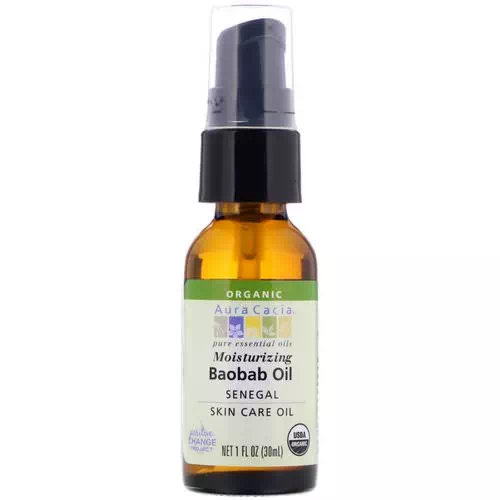 Aura Cacia, Organic Baobab Oil, Skin Care Oil, 1 fl oz (30 ml) Review