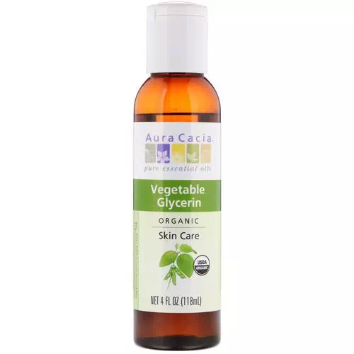 Aura Cacia, Organic, Pure Essential Oils, Vegetable Glycerin, 4 fl oz (118 ml) Review