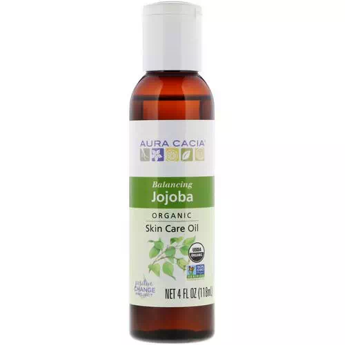 Aura Cacia, Organic, Skin Care Oil, Balancing Jojoba, 4 fl oz (118 ml) Review