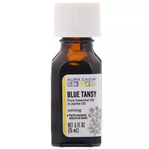 Aura Cacia, Pure Essential Oil In Jojoba Oil, Blue Tansy, .5 fl oz (15 ml) Review